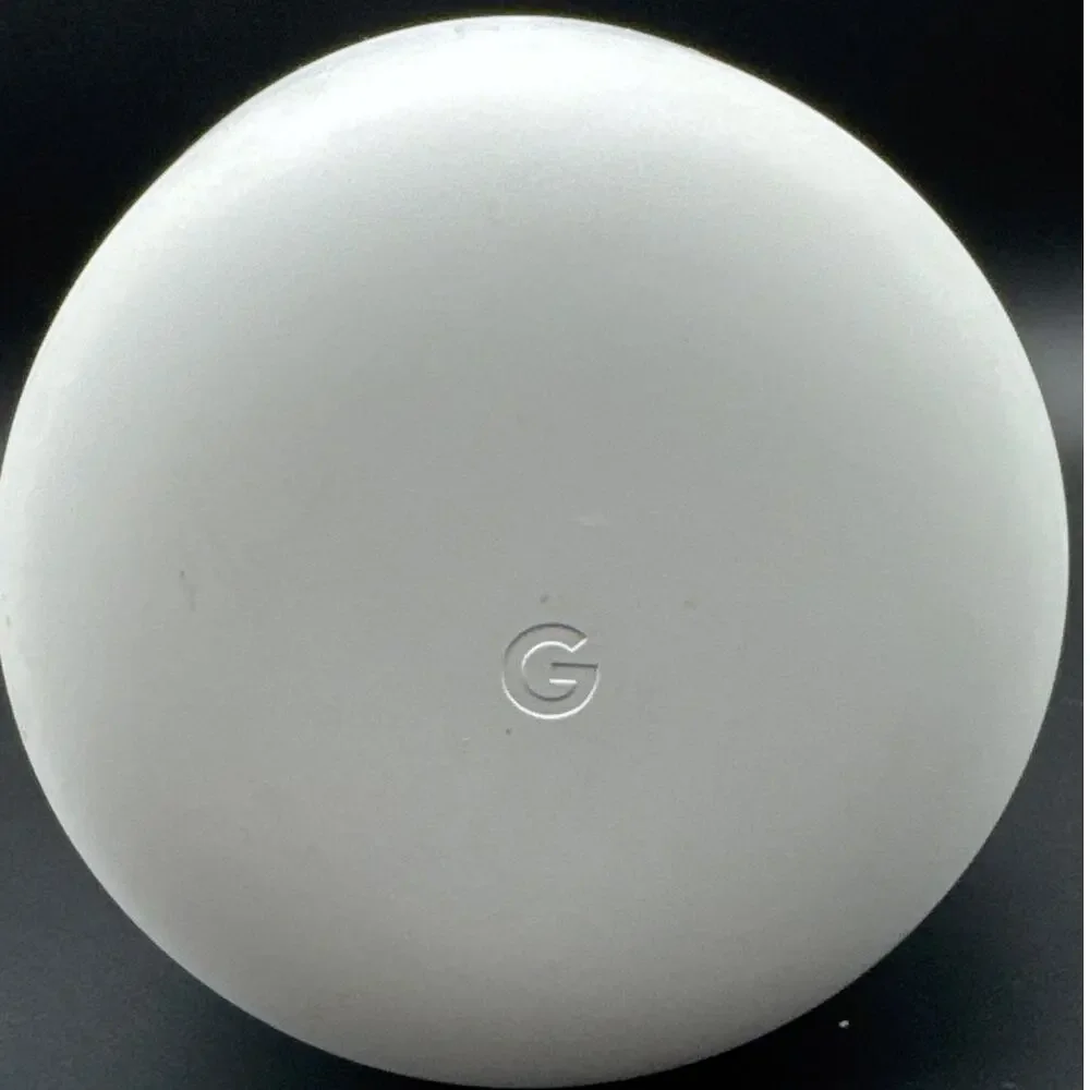 Google Nest Wifi H2D Snow AC2200 Wireless Dual Band Mesh Router With Power
